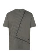 Tee 7 Sport Men Men Sports Clothes Sport Tops Sport T-Skjorte Grey BOSS