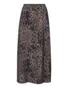 Kajemma Skirt Skirts Maxi Skirts Brown Kaffe