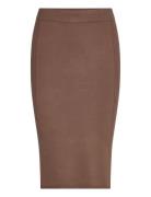 Fralma Sk 3 Skirts Knee-length & Midi Skirts Brown Fransa