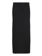 Dazzling Knit Skirt Skirts Knee-length & Midi Skirts Black Moshi Moshi Mind