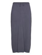 Srepira Midi Skirt Knit Skirts Knee-length & Midi Skirts Blue Soft Rebels