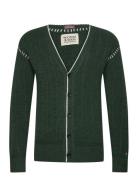 Alpaca Dropped Shoulder Cardigan Tops Knitwear Cardigans Green Scotch & Soda