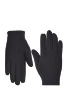 Glove Basic Jersey Accessories Gloves Finger Gloves Black Lindex