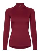 Asa Soft Compression Top Sport Women Sport Clothing Sports Tops & T-shirts Sport Long Sleeve Tops Red J. Lindeberg