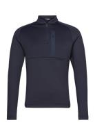 Adam Quarter Zip Mid Layer Sport Men Sport Clothing Sport Fleeces & Midlayers Navy J. Lindeberg