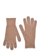 Knitted Gloves Accessories Gloves Finger Gloves Beige United Colors Of Benetton