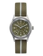 Mk1 Mechanical 36Mm Fabric Strap Watch Accessories Watches Analog Watches Green Timex