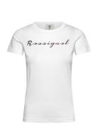 W Logo Rossi Tee Sport Women Sport Clothing Sports Tops & T-shirts Sport T-Skjorte White ROSSIGNOL