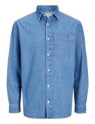 Jjicreek Jjshirt L/S Wi 599 Tops Shirts Denim Shirts Blue Jack & J S