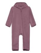 Nbnmeeko Fleece Suit Outerwear Fleece Outerwear Fleece Coveralls Purple Name It