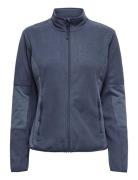 Onpjetta-Ino Hn Fz Ls Fleece Mix Jck Tops Sweatshirts & Hoodies Fleeces & Midlayers Blue Only Play