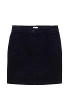 Solid Corduroy Skirt Skirts Short Skirts Navy Tom Tailor