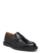 Loafer Shoes Flat Loafers Black ANGULUS