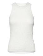 Lankae W Top Sport Women Sport Clothing Sports Tops & T-shirts Sport Tank Tops Beige Athlecia