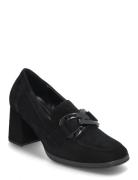 Loafer Shoes Heels Heeled Loafers Black Gabor