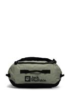 All-In Duffle 45 Sport Women Sport Training Bags Sport Backpacks Khaki Green Jack Wolfskin