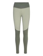 Flolia W Tights Sport Women Sport Clothing Sport Tights Sport Training Tights Khaki Green Endurance