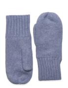 Pcmocca Mittens Noos Bc Accessories Gloves Thumb Gloves Blue Pieces