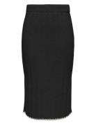 Onlchick Stitch Mv Skirt Knt Skirts Knee-length & Midi Skirts Black ONLY