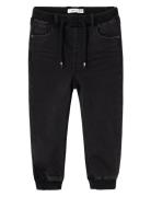 Nmmben Baggy R Fleece Jeans 7330-An O Bottoms Jeans Loose Jeans Black Name It