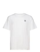 Core Chuck Patch Tee White Sport Sport Clothing Sports Tops & T-shirts Sport T-Skjorte White Converse