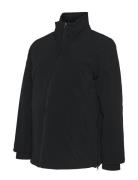 Mlbella 2In1 Zippy Side Jacket Tops Sweatshirts & Hoodies Fleeces & Midlayers Black Mamalicious