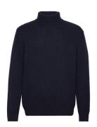 Rafael Double Rollneck Designers Knitwear Turtlenecks Navy Oscar Jacobson