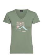 Woman Functional Tee Sport Women Sport Clothing Sports Tops & T-shirts Sport T-Skjorte Green CMP