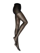 Oroblu Bright Chevron Tights 30 Lingerie Pantyhose Black Oroblu