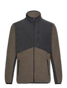 Greyson M Fleece Jacket Sport Sport Clothing Sport Fleeces & Midlayers Brown Whistler