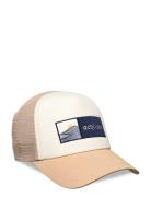 Gab Foam Trucker Cap Sport Women Sport Accessories Sport Caps Beige Actiivate