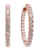 Goldplated Hoop Earrings Accessories Jewellery Earrings Hoops Pink Marmara Sterling