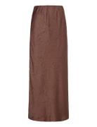 Mabel Skirt Skirts Maxi Skirts Brown Stylein