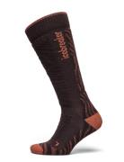 Women Merino Blend Ski+ Medium Otc Mountain Contour Sport Women Sport Clothing Sport Socks Brown Icebreaker