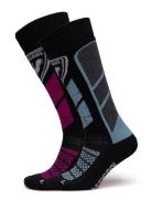 W Thermotech 2P Socks Sport Women Sport Clothing Sport Socks Black ROSSIGNOL