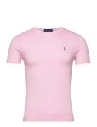 Custom Slim Fit Soft Cotton T-Shirt Designers T-Kortærmet Skjorte Pink Polo Ralph Lauren