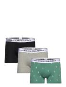 Classic Stretch-Cotton Trunk 3-Pack Boxershorts Grey Polo Ralph Lauren Underwear