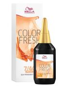 Wella Professionals Color Fresh 7/44 Medium Intensive Red Blonde 75 Ml Beauty Women Hair Care Color Treatments Nude Wella Professionals