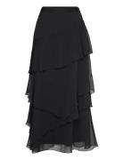 Vipalma Hw Maxi Layer Skirt/Dc/Ka Skirts Maxi Skirts Black Vila