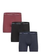 Boxer Brief 3Pk Boxershorts Black Calvin Klein