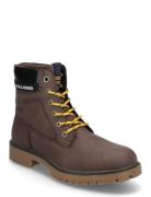 Jfwfinius Pu Nubuck Boot Snørestøvler Brown Jack & J S