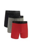 Ua Performance Tech - Solid 6 In 3Pk Boxershorts Multi/patterned Under Armour