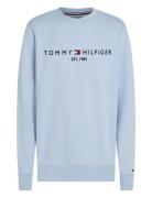 Tommy Logo Sweatshirt Tops Sweatshirts & Hoodies Sweatshirts Blue Tommy Hilfiger