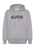 Smcowen Hoodie Tops Sweatshirts & Hoodies Hoodies Grey Svea