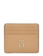 Th Soft Logotape Cc Holder Bags Card Holders & Wallets Card Holder Beige Tommy Hilfiger