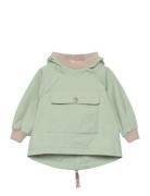 Matbabyvito Fleece Lined Spring Anorac. Grs Outerwear Jackets & Coats Anoraks Green MINI A TURE