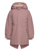 Matvikania Fleece Lined Winter Jacket. Grs Outerwear Jackets & Coats Winter Jackets Pink MINI A TURE