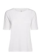 Modal Shortsleeved T-Shirt Tops T-shirts & Tops Short-sleeved White CCDK Copenhagen