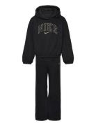 Nike Swoosh Spirit Bouclé Teddy Set Sets Sweatsuits Black Nike