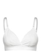 Nursing Bra Vera Cotton Lingerie Bras & Tops Soft Bras Bralette White Lindex